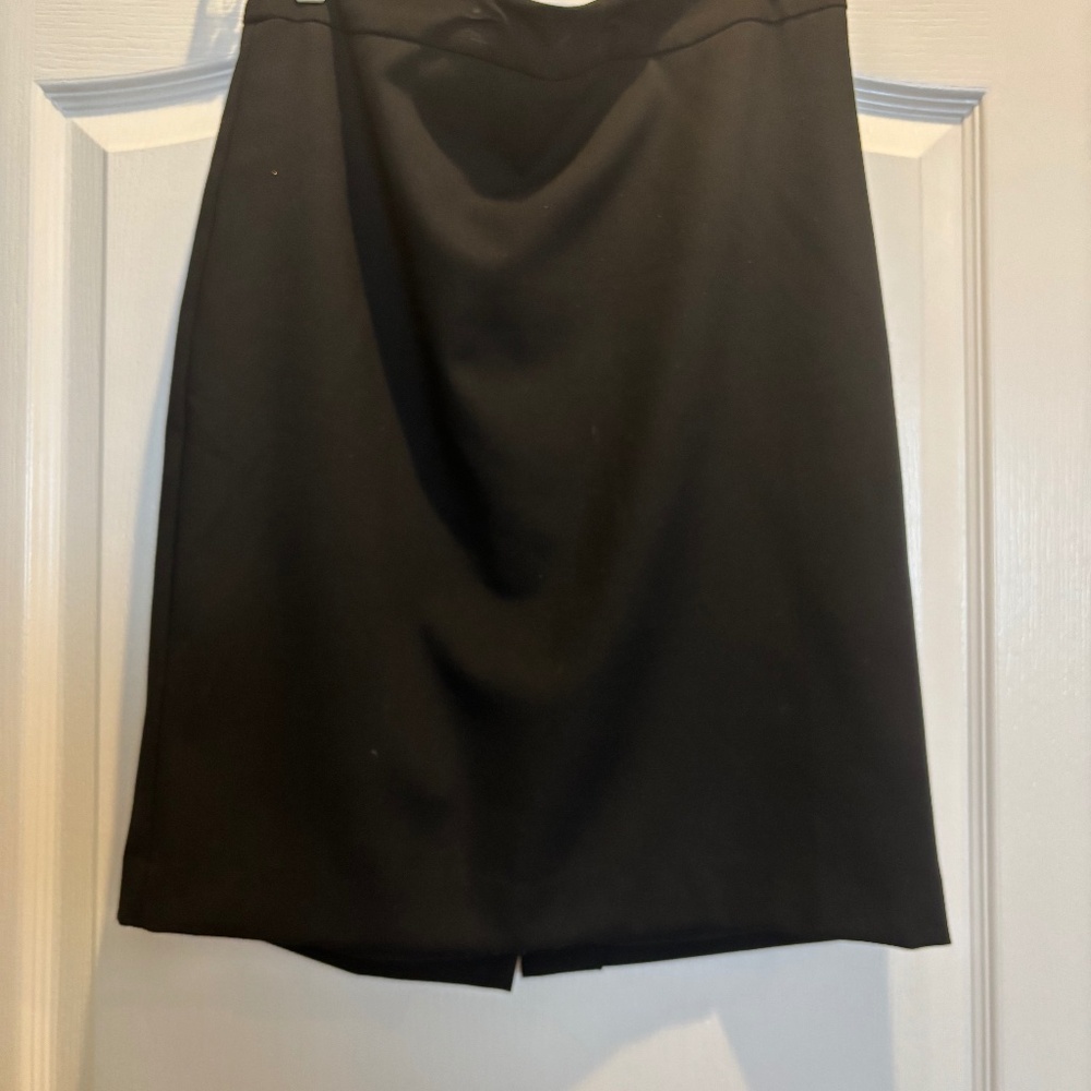 Loft Black Suit Skirt Size 8